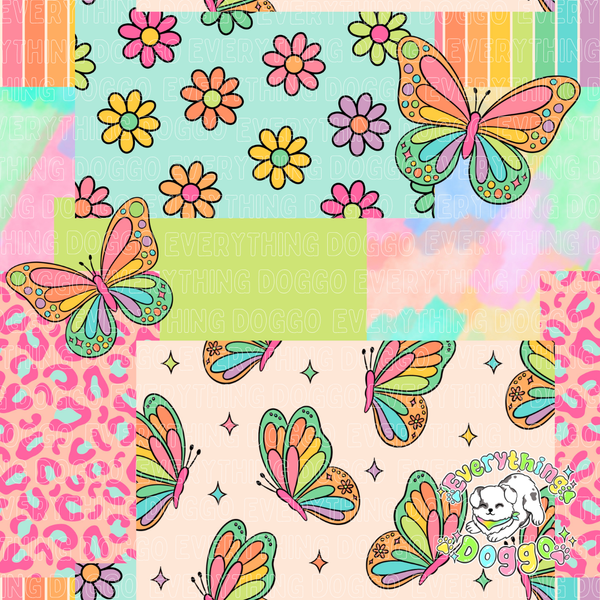 Butterfly Patchwork - Bandana