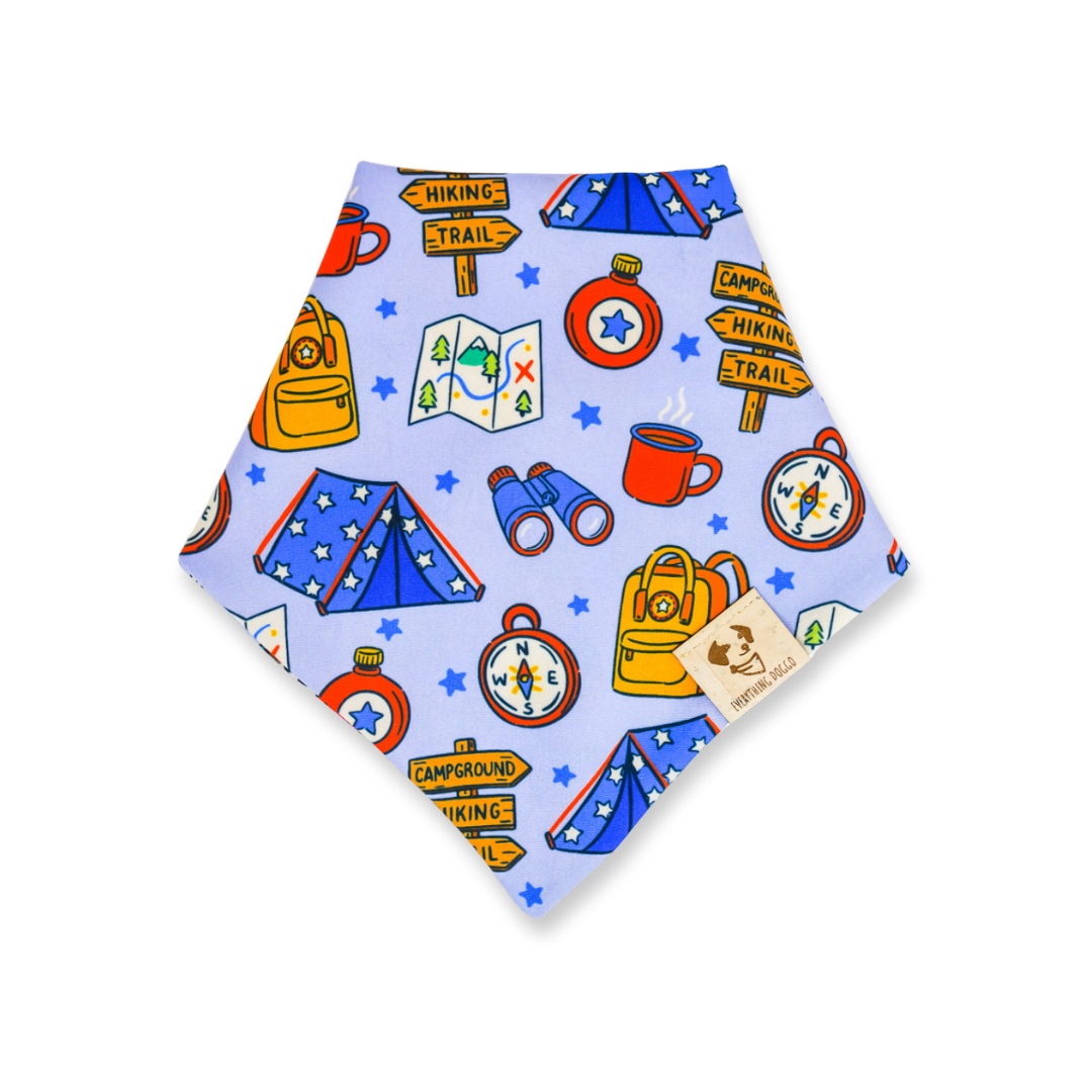 Winter Pups (Blue) - Bandana (Reversible)