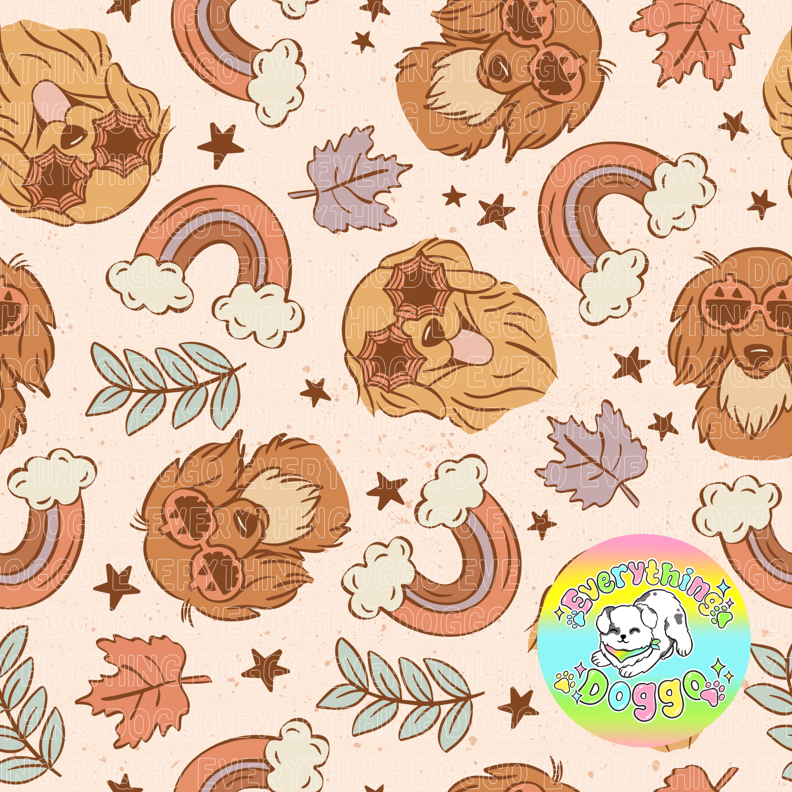 Harvest Pups - Bandana (Reversible)