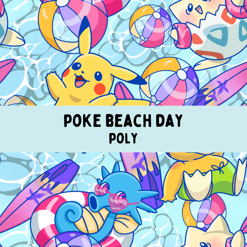 Poké Beach Day - Classic Tie On Bandana