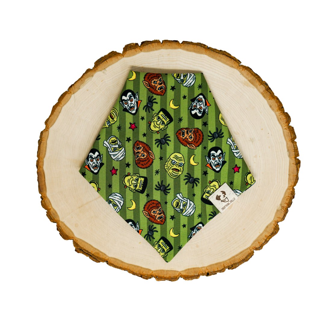 Vintage Monster Mash - Bandana (Reversible)