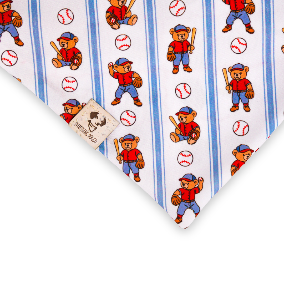 Teddy Ballgame (March Monthly Mystery) - Bandana