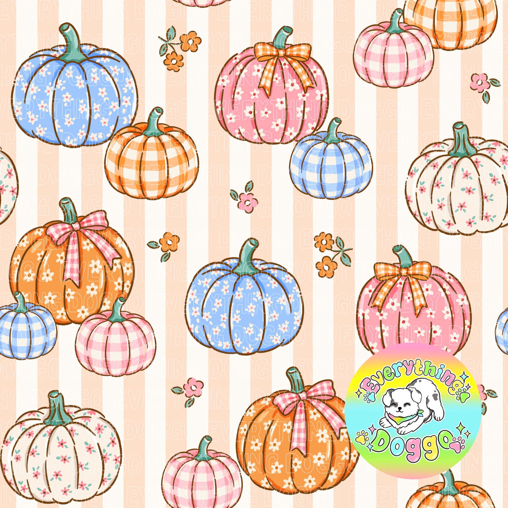 Pumpkin Picnic - Bandana (Reversible)