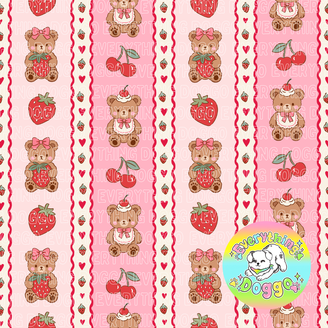 Beary Coquette - Bandana (Reversible)