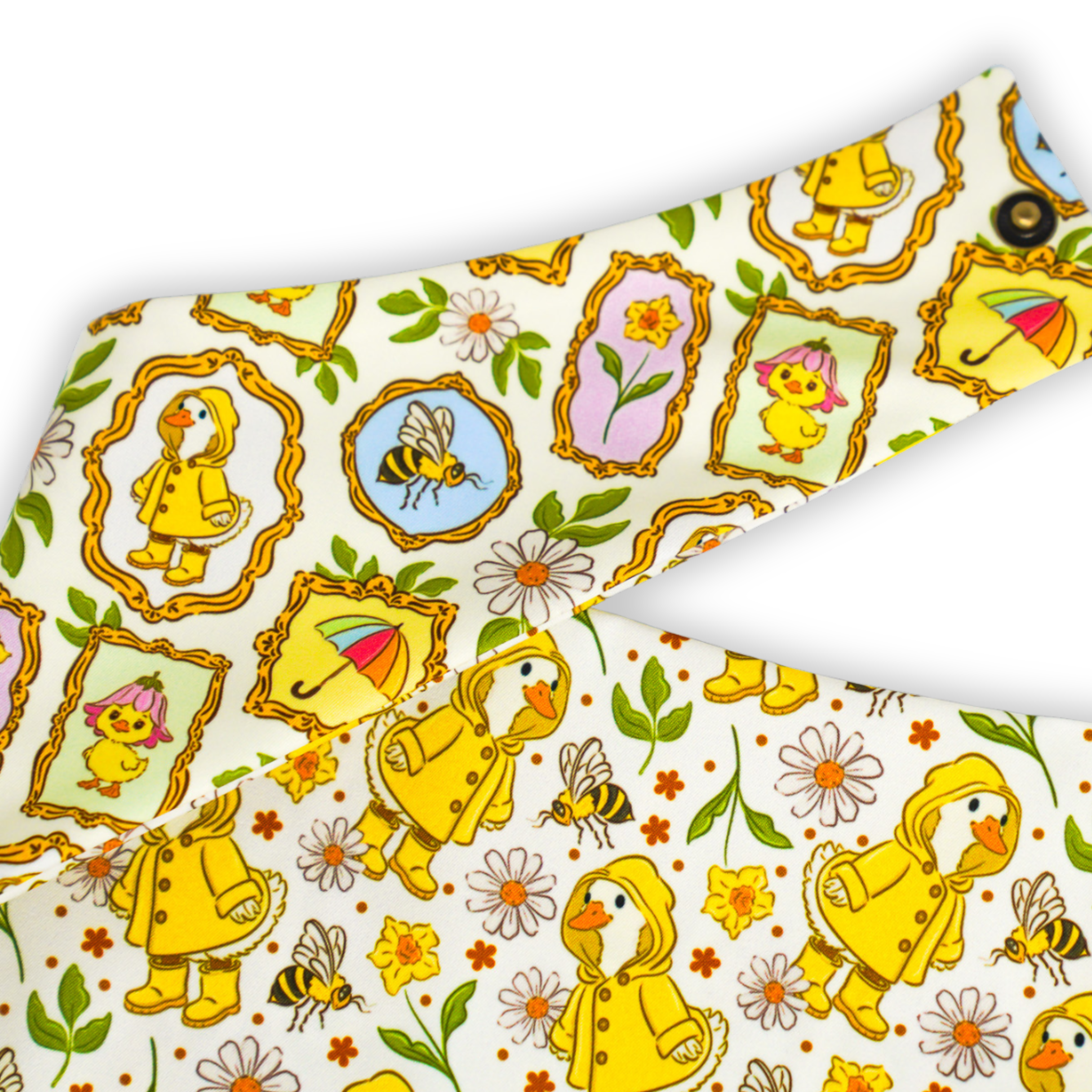 Rainy Day Duck - Active Snap On Bandana (Reversible)