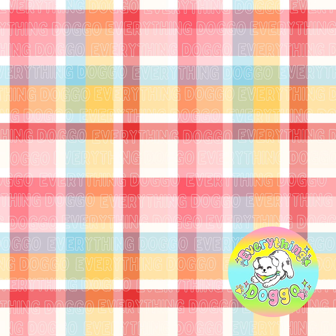 Hunny Bear Plaid - Bandana (Reversible)