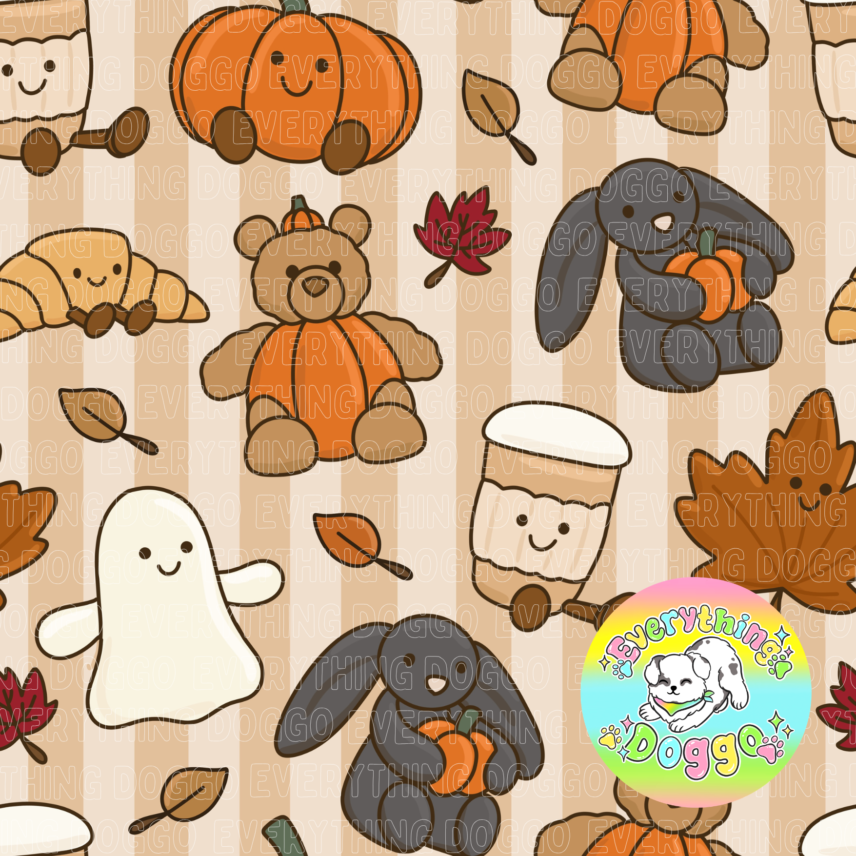 Autumn Snuggles - Bandana (Reversible)