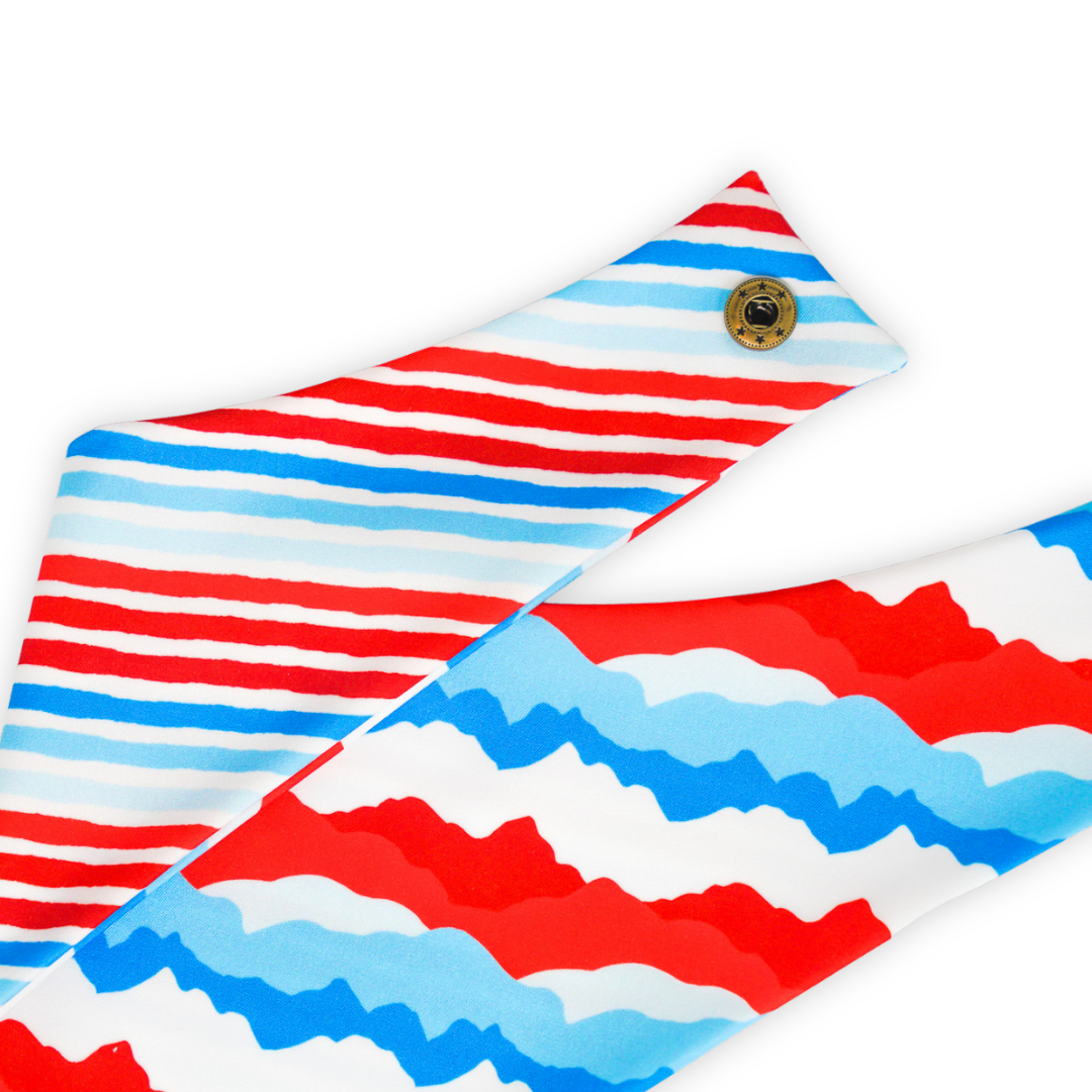 RWB Mountains - Active Snap On Bandana (Reversible)