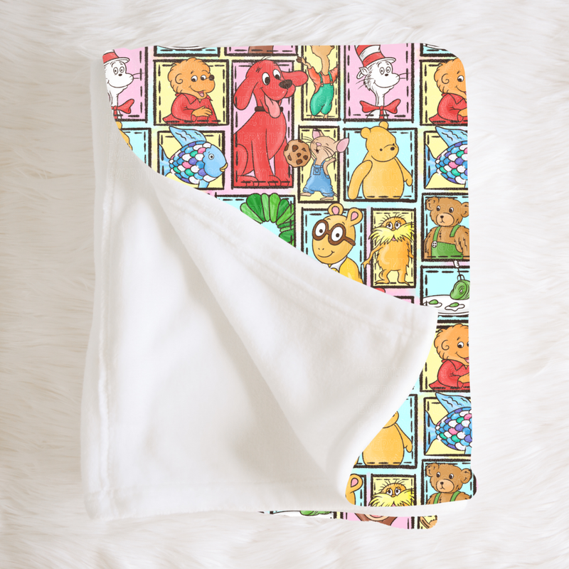 Children's Books - Minky Blanket