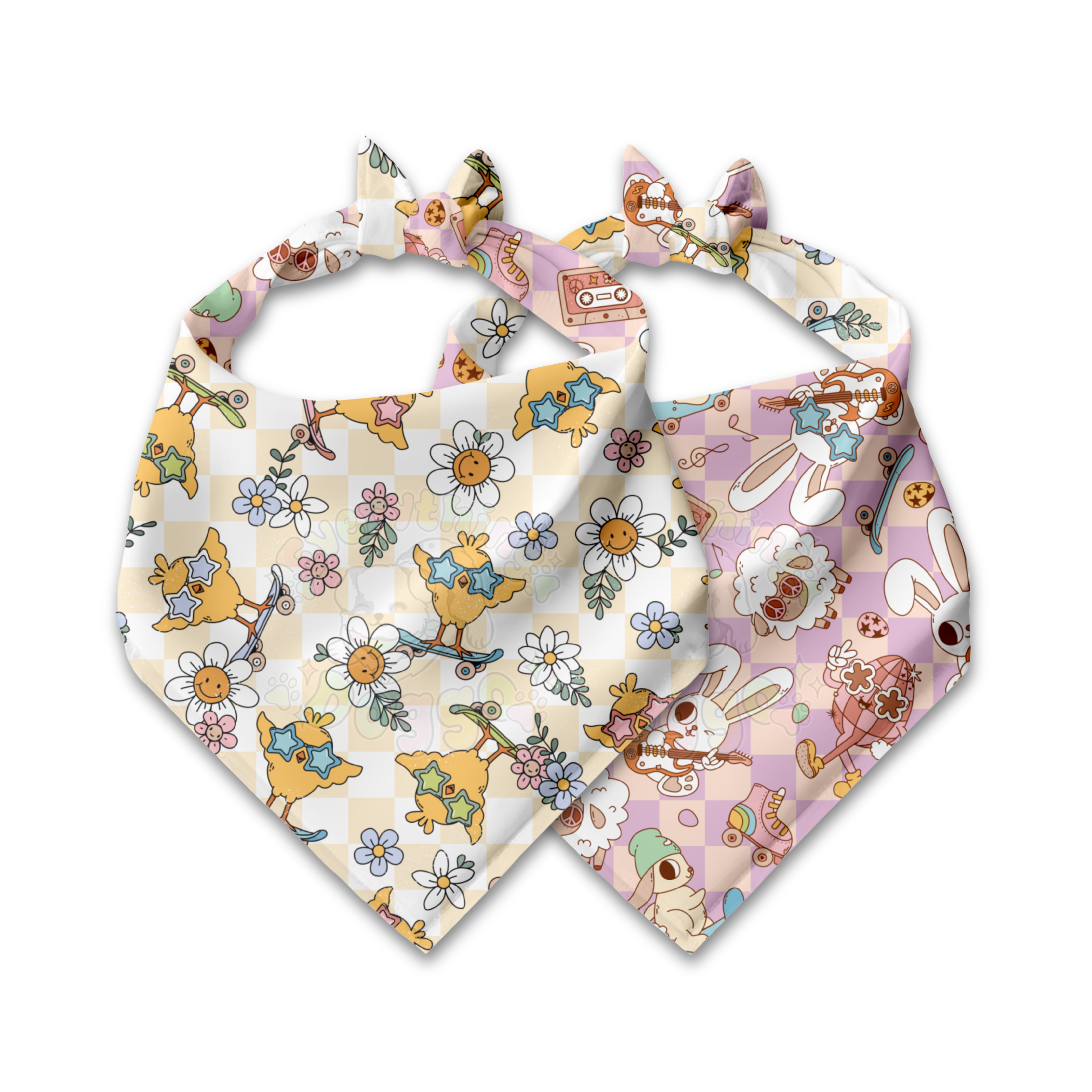Retro Easter - Bandana (Reversible)
