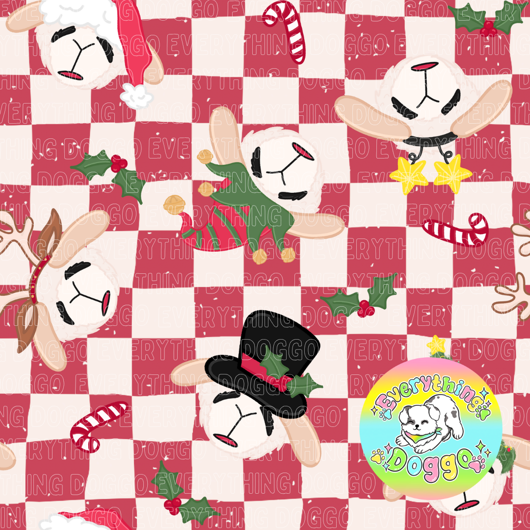 Christmas Lamby - Bandana (Reversible)
