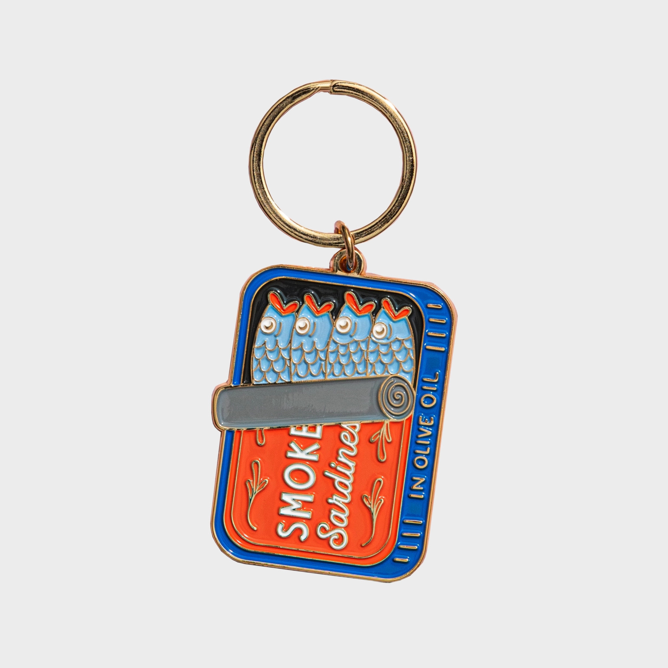 Sardines Can Charm & Keychain