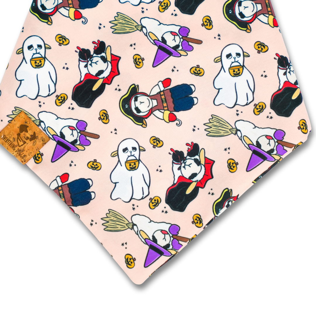 Halloween Lamb (Orange) -  Bandana