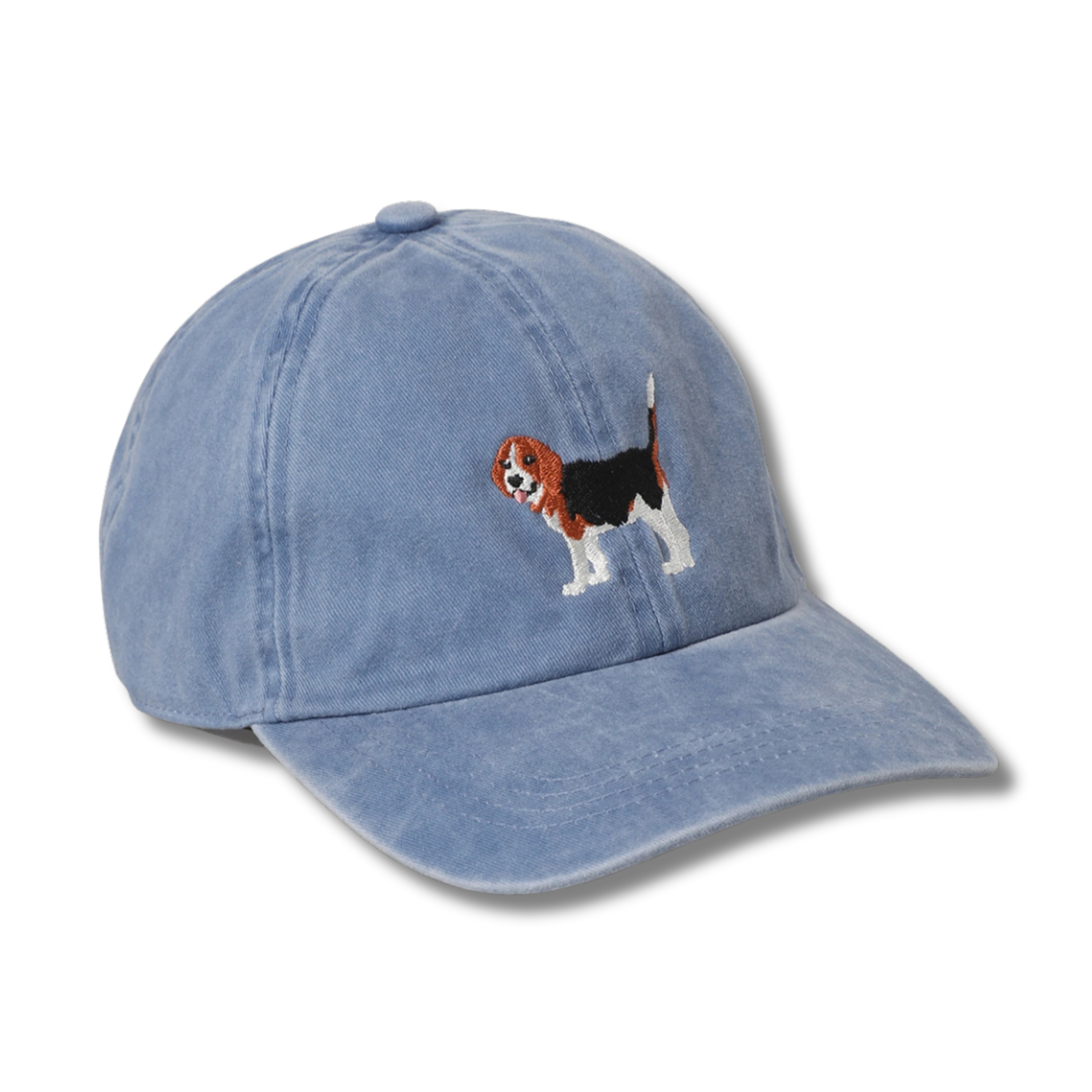 Beagle Embroidered Cotton Baseball Cap
