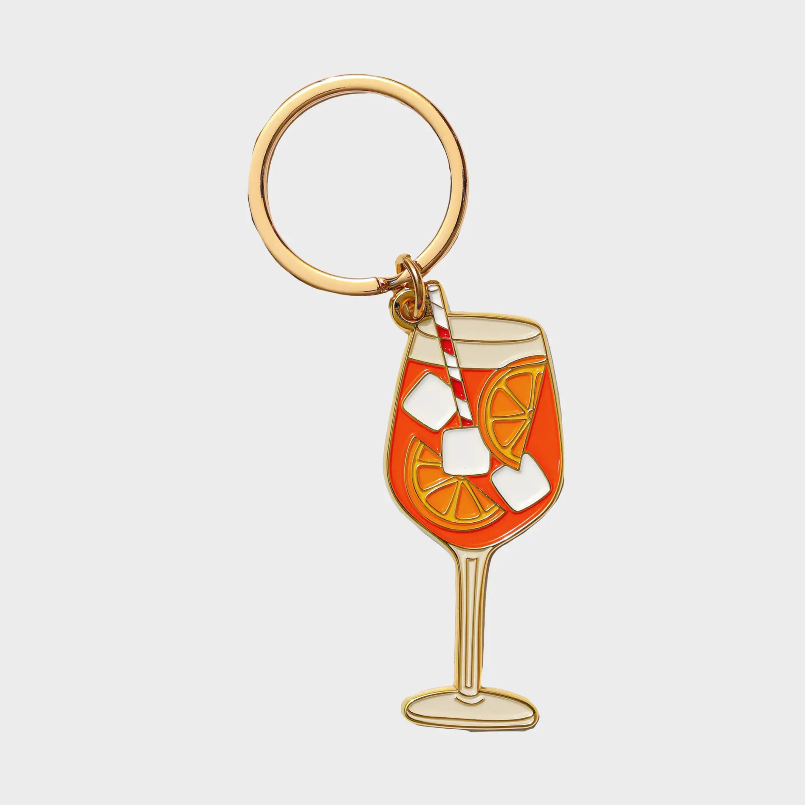 Aperol Spritz Collar Charm & Keychain