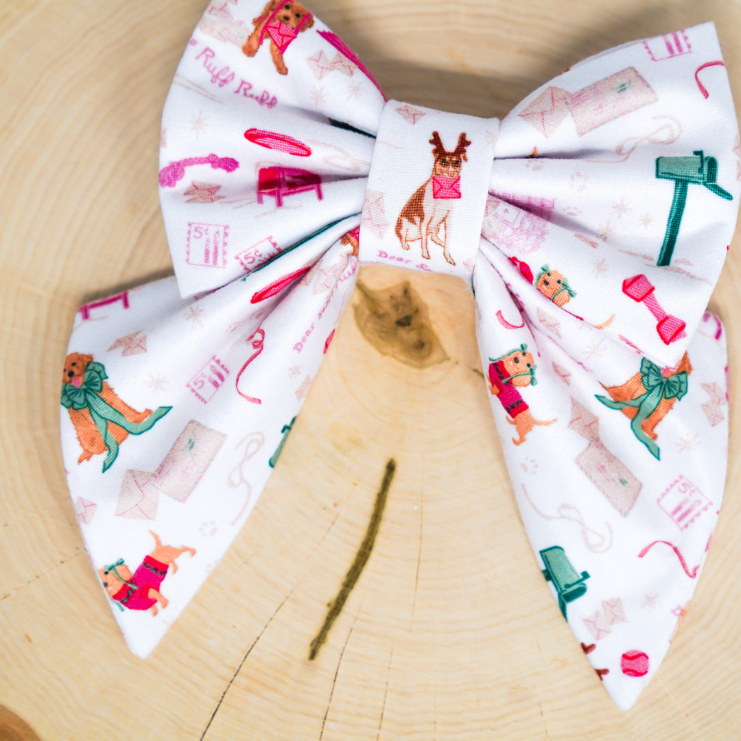 Dear Santa Ruff Ruff (October Monthly Mystery) - Bow