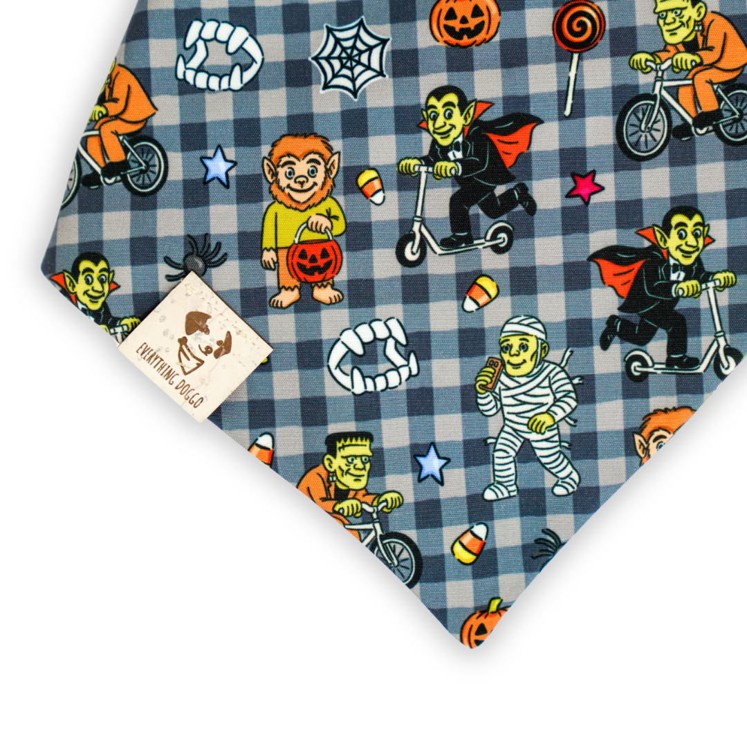 Vintage Monster Mash - Bandana (Reversible)