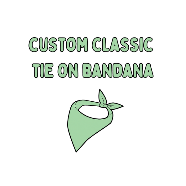 Custom Classic Tie On Bandana