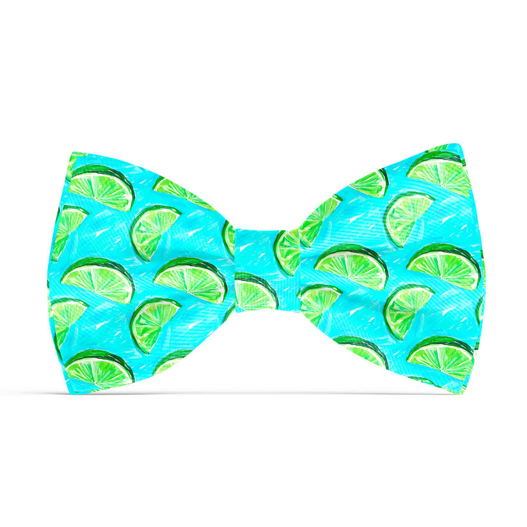 Watercolor Limes - Bow