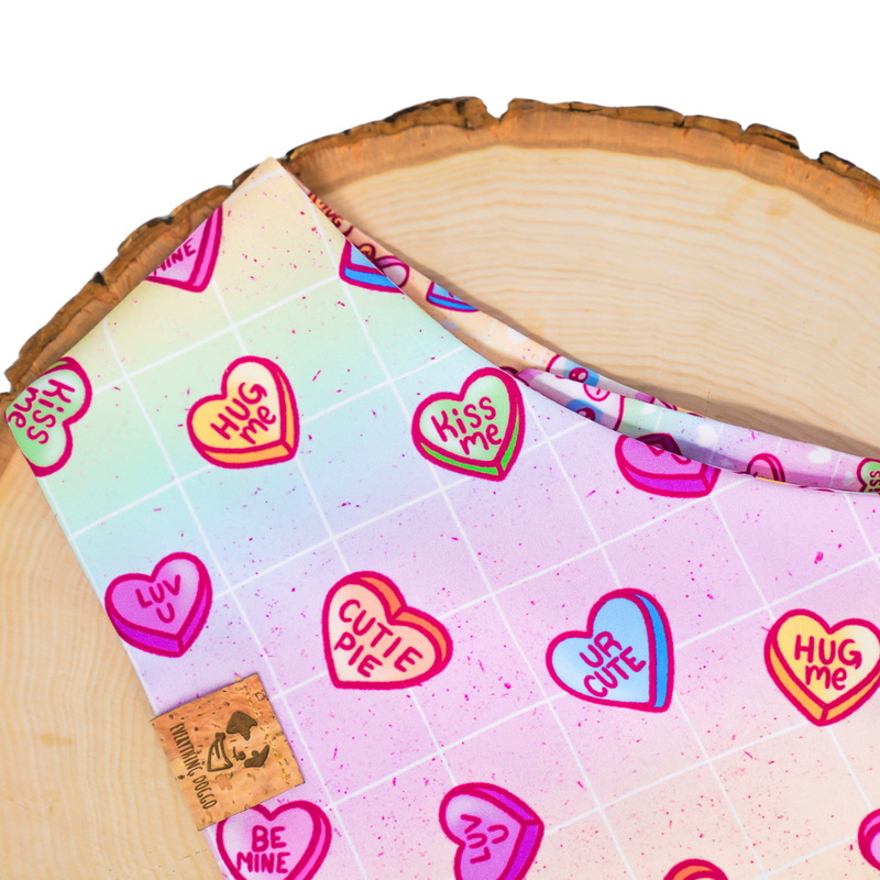 Candy Heart Cows (December Monthly Mystery) - Bandana