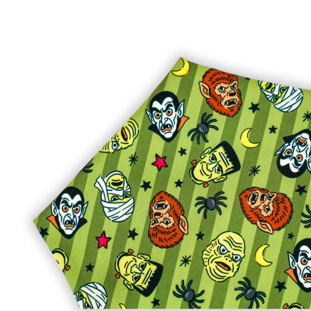 Vintage Monster Mash - Bandana (Reversible)