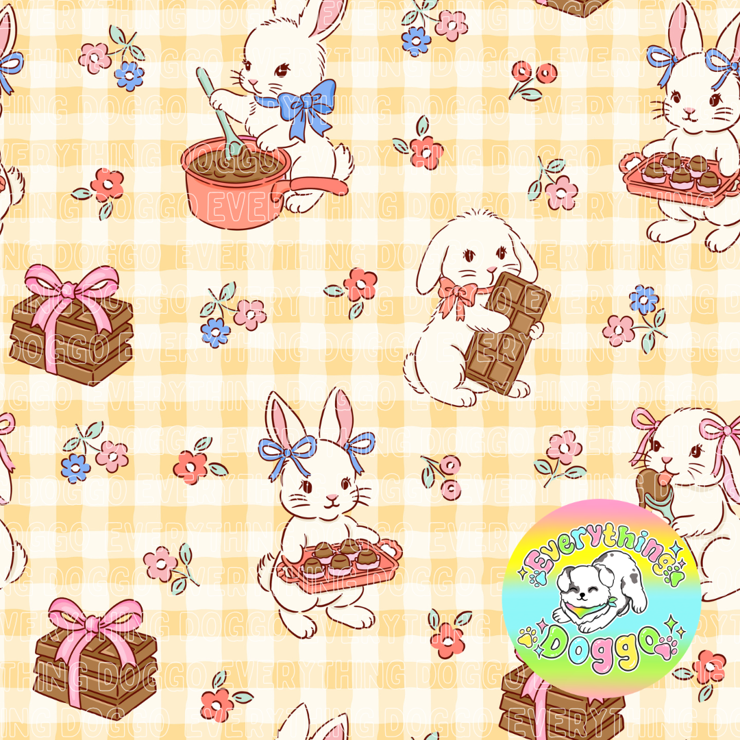 Chocolate Bunny Bakery - Bandana (Reversible)