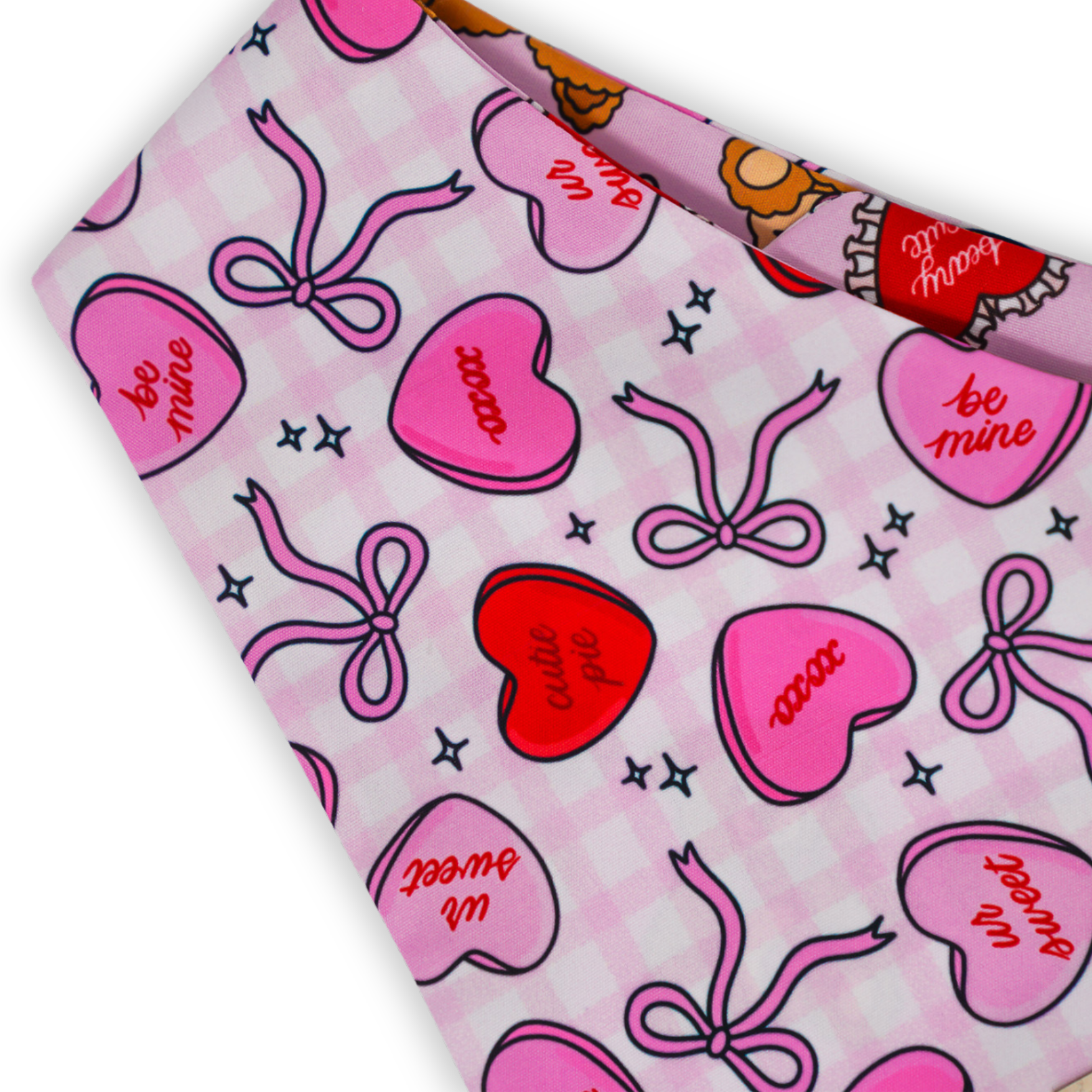 Beary Cute Valentine - Bandana (Reversible)