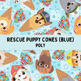 Custom Pup Cones - Curved Snap On Bandana