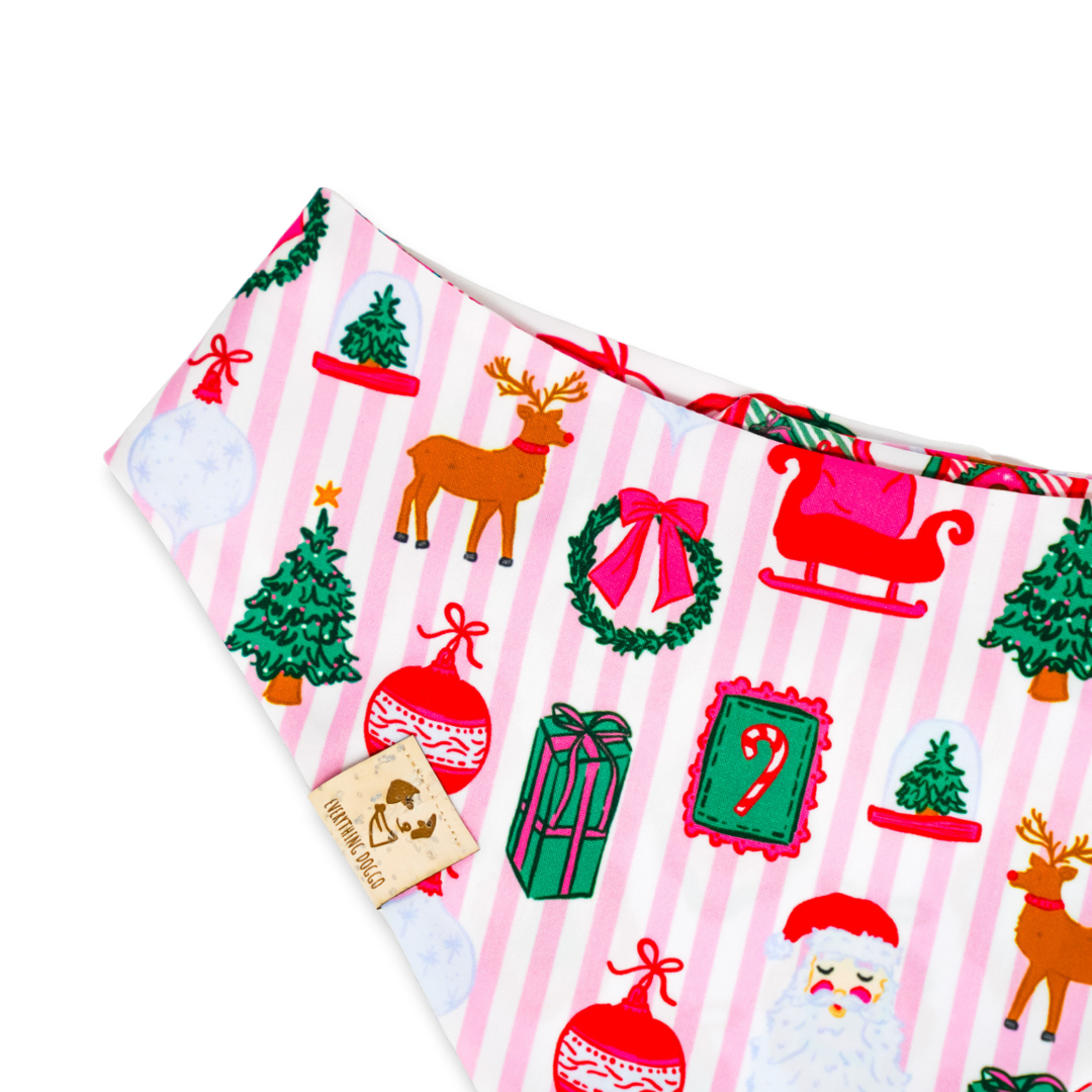Pink Noel (Christmas Mystery #1) - Bandana (Reversible)