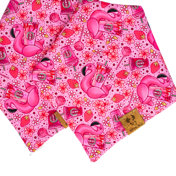 Flamingo Refresher - Classic Tie On Bandana