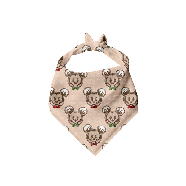 Gingerbread Mouse - Bandana