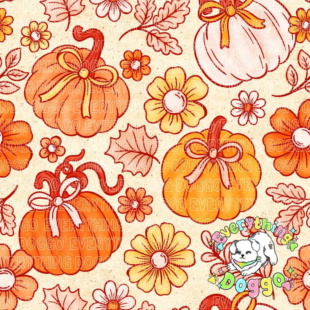 Coquette Pumpkins -  Bandana (Reversible)