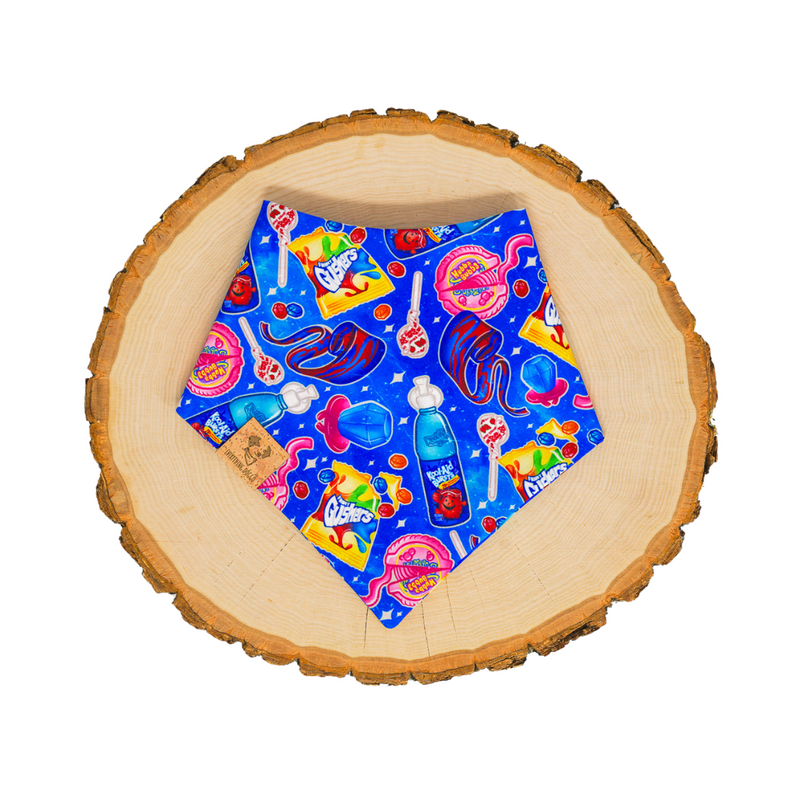 Nostalgic Snacks (Dark Blue) - Bandana