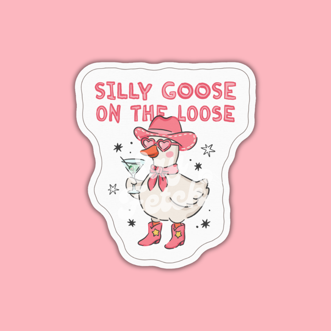 Silly Goose On The Loose - Sticker