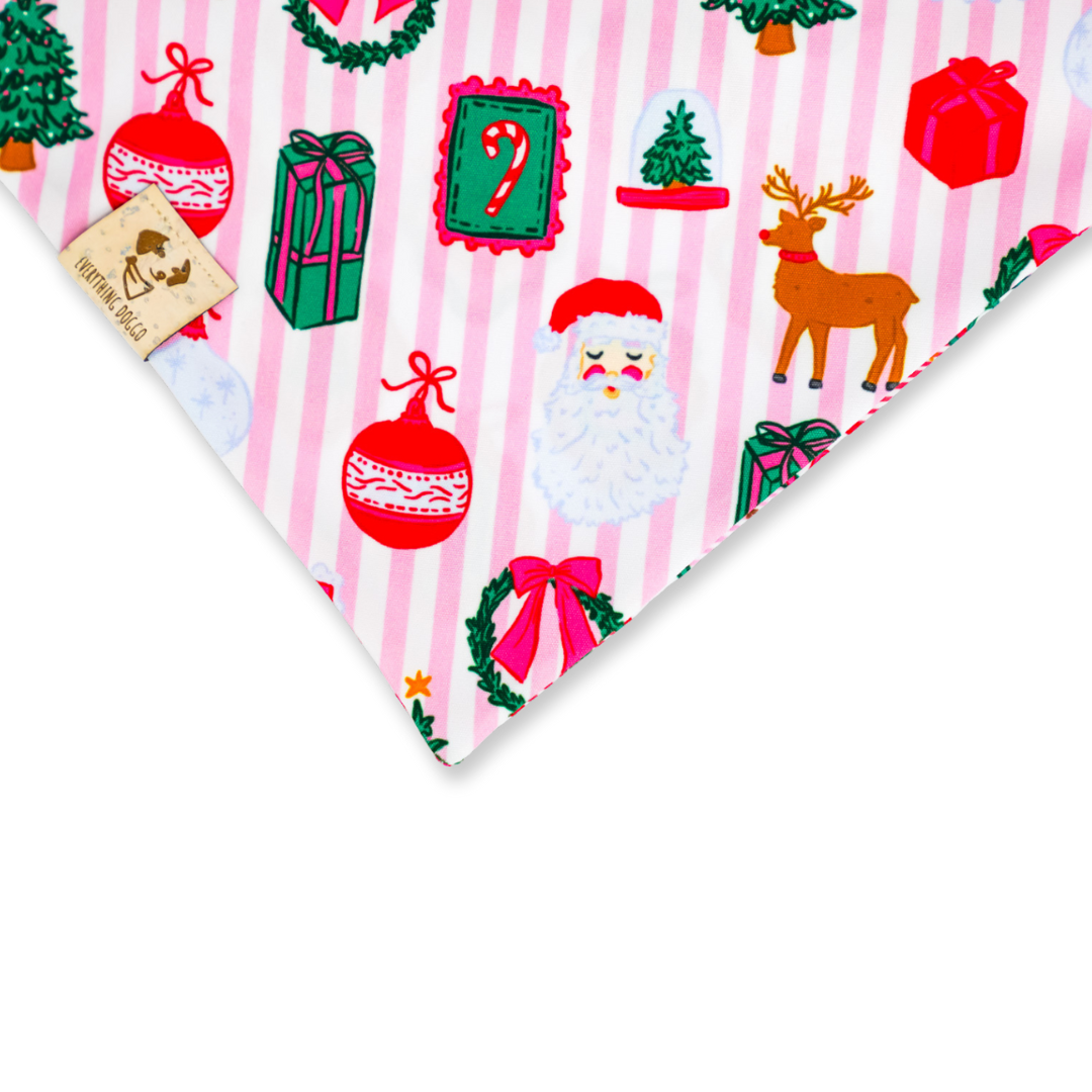 Pink Noel (Christmas Mystery #1) - Bandana (Reversible)