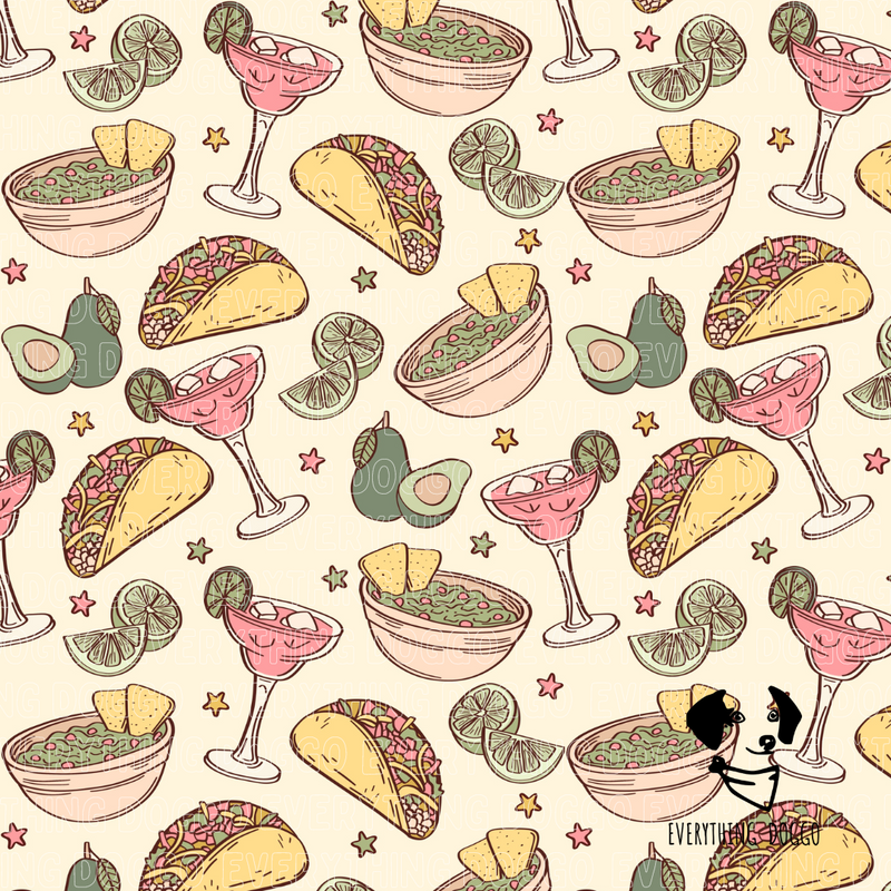 Tacos and Tequila - Bandana (Reversible)
