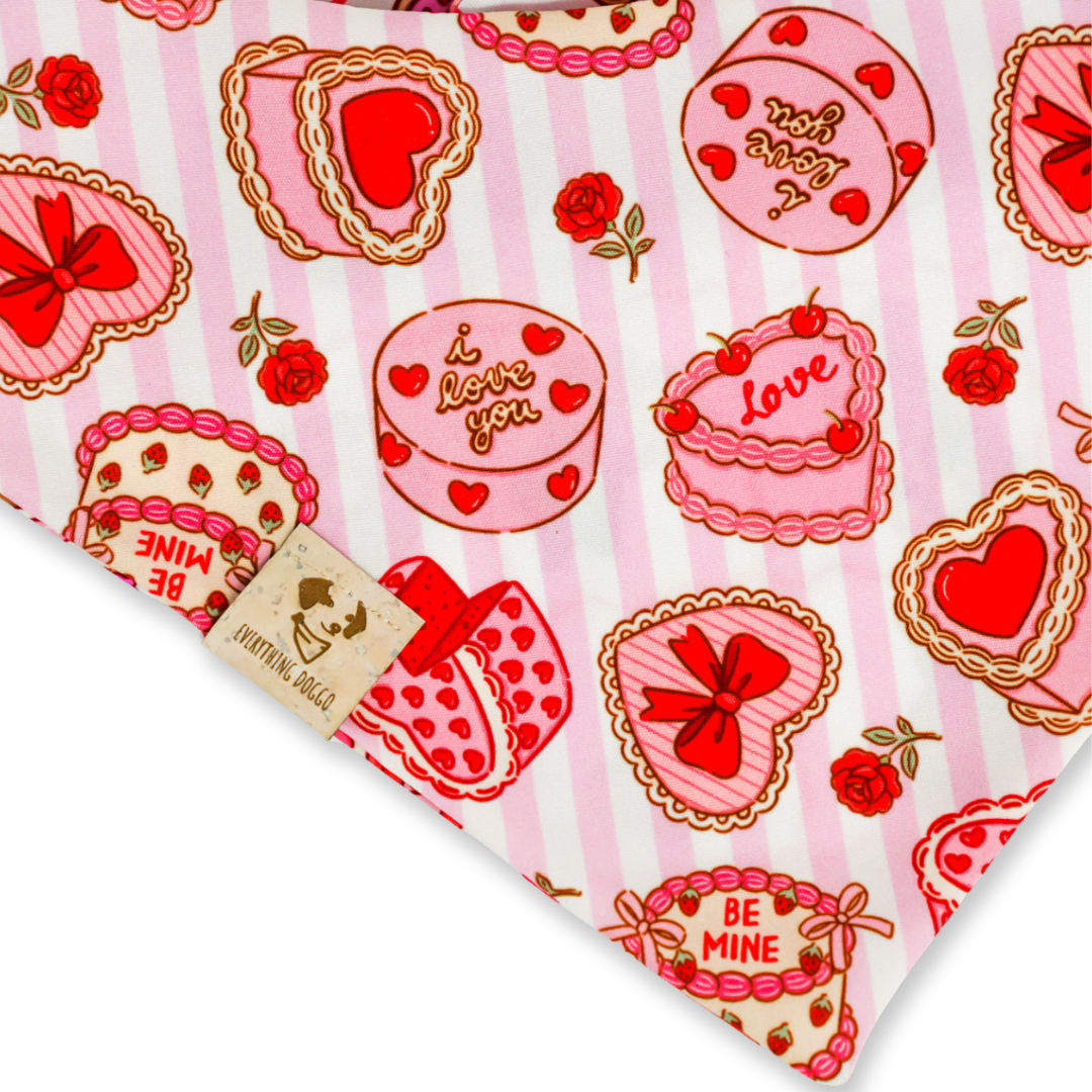 Pupcakes and Kisses (November Monthly Mystery) - Bandana