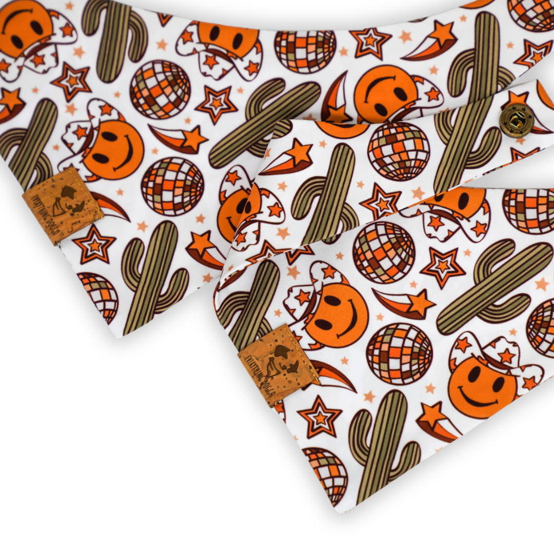 Howdy Smiley - Single Snap Bandana