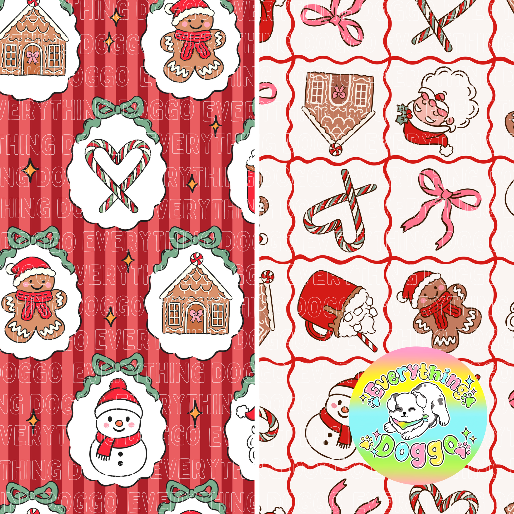 Jolly Christmas - Bandana (Reversible)