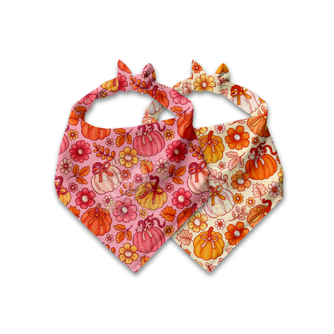 Coquette Pumpkins -  Bandana (Reversible)