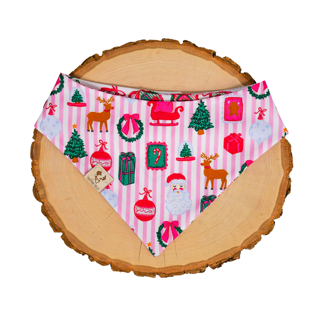 Pink Noel (Christmas Mystery #1) - Bandana (Reversible)