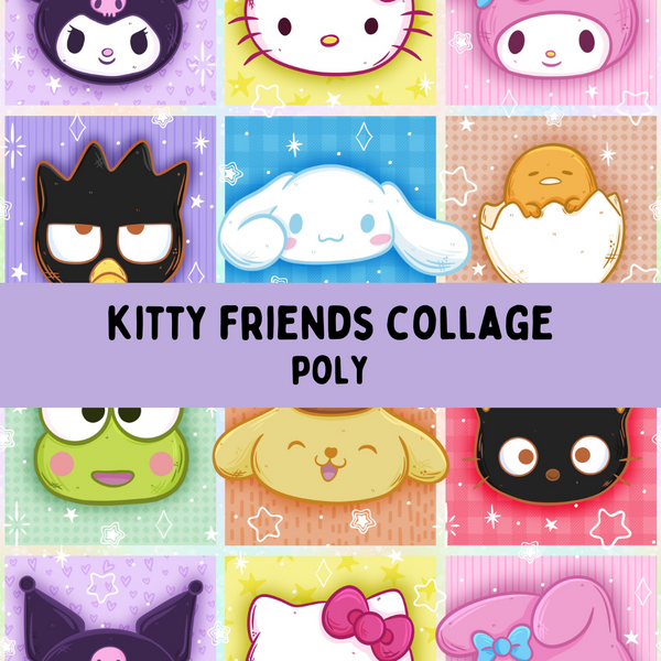 Kitty Friends Collage - Bandana