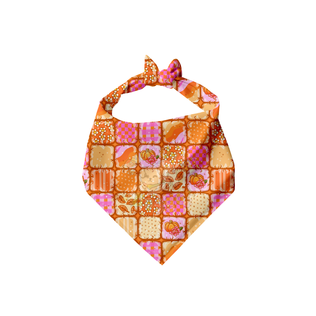 Puffy Fall Quilt -  Bandana