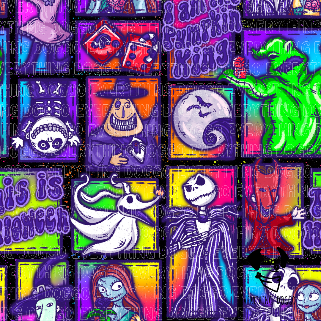 Nightmare (Rainbow) - Bandana (Reversible)