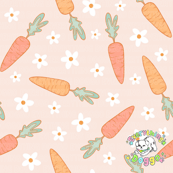 Carrot Floral - Bandana