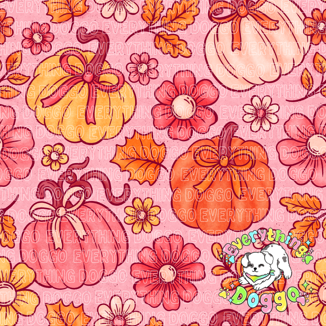 Coquette Pumpkins -  Bandana (Reversible)