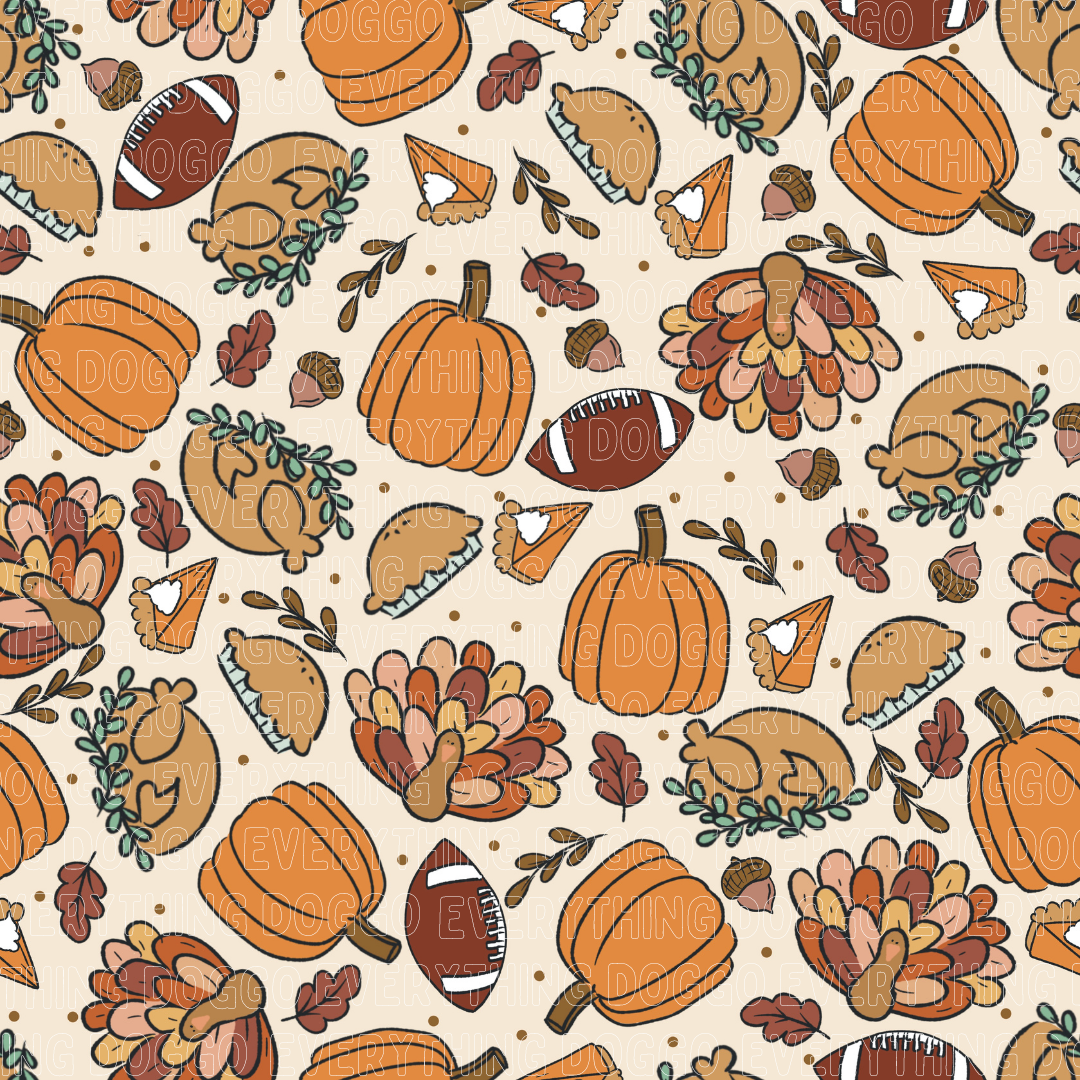Thanksgiving Football - Bandana