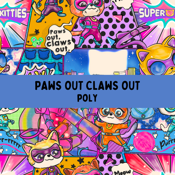 Paws Out Claws Out - Bandana