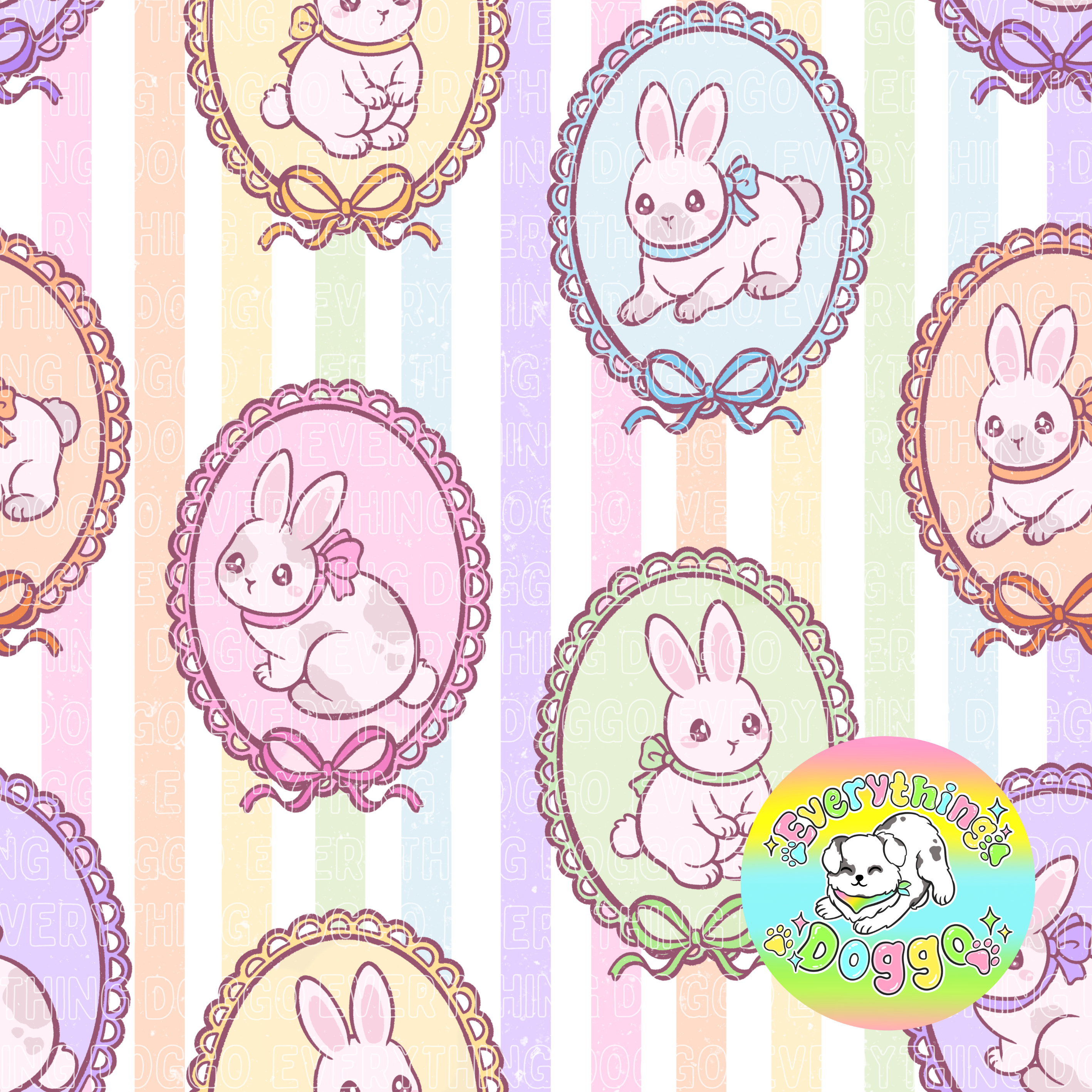 Sunday Bunny Society - Bandana (Reversible)
