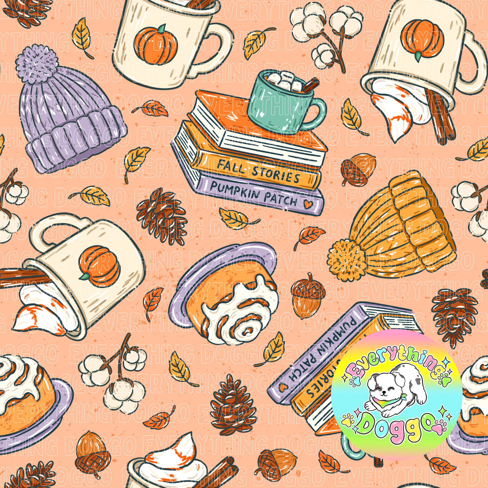 Autumn Whimsy - Bandana (Reversible)